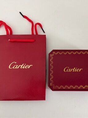 Cartier Gift Box and Bag Set for bracelets